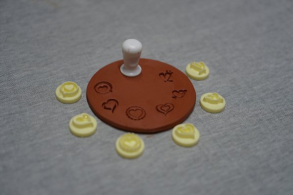 KIT CARIMBOS - CORAÇÕES 2CM