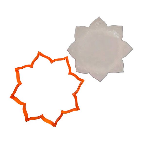 CORTADOR 3D FLOR DE LÓTUS - 8 PÉTALAS