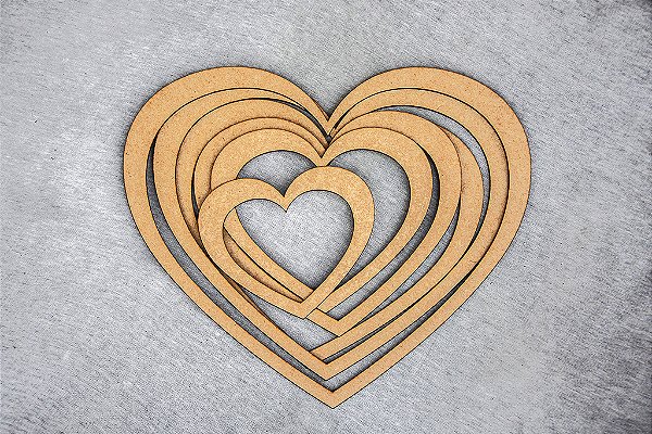 GUIAS DE CORTE CONCÊNTRICAS CORAÇÃO