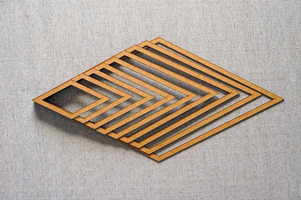 GUIAS DE CORTE CONCÊNTRICAS LOSANGO