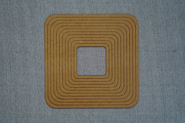 GUIAS DE CORTE CONCÊNTRICAS QUADRADO ARREDONDADO