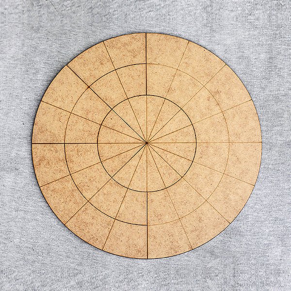 JOGO DE GABARITO DE MARCAÇÃO CIRCULAR