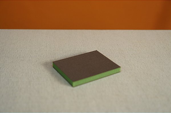 ESPONJA DUPLA FACE 97X120X12 SUPER FINA (VERDE)