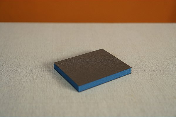 ESPONJA DUPLA FACE 97X120X12 ULTRA FINA (AZUL)