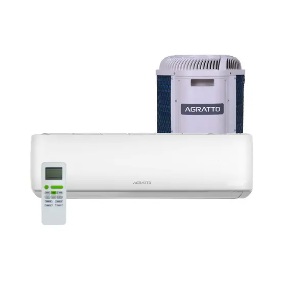 Ar Condicionado Split Agratto Hi Wall Fit Top Inverter 9.000 Btu/h Frio Monofasico Branco FICST9F-02 - 220V