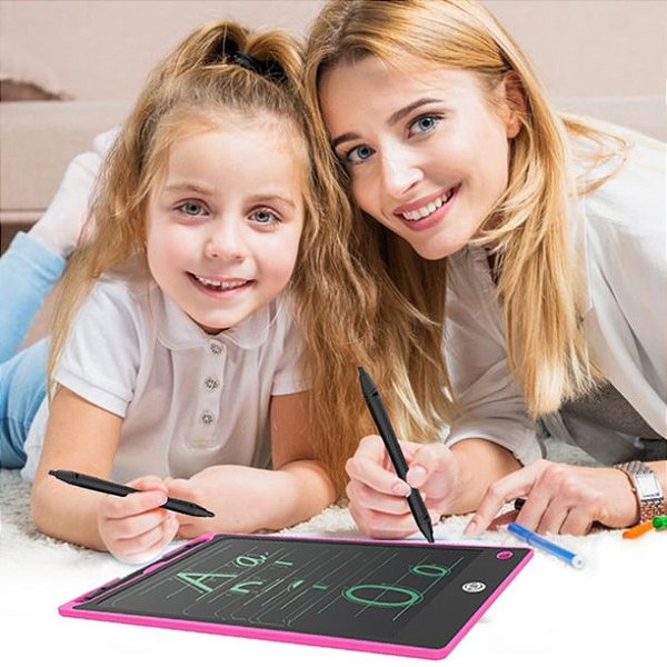 Tablet Lousa Mágica Infantil Digital lcd Colorida Desenho Criança com Caneta