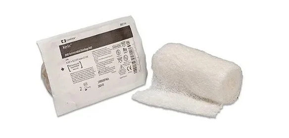 Gaze em Rolo Antimicrobiana Kerlix Amd 11,4 cm x 3,7 m Covidien - 1 Unidade