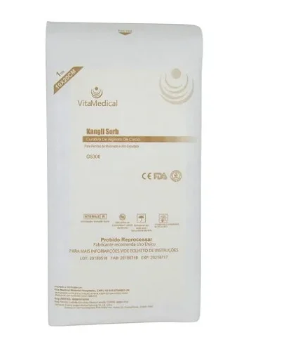 Curativo De Alginato De Cálcio Kangli Sorb - Vita Medical - 10x20cm Unidade