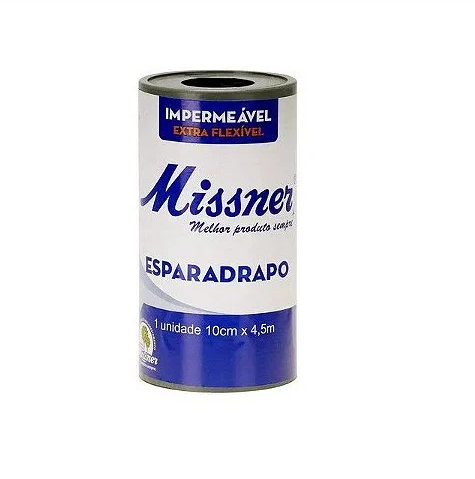 Esparadrapo  Impermeável - Missner - 10cm x 4,5m