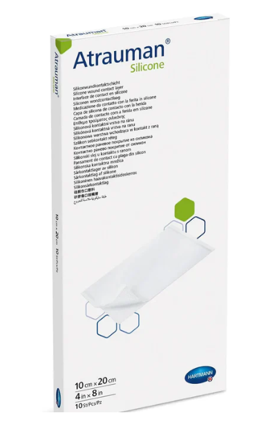 Curativo Atrauman Silicone Layer - Hartmann - 20 x 30cm Unid