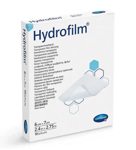 Curativo Filme Trasparente Estéril - Hartmann - 6 x 7cm Hydrofilm Unid
