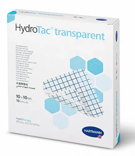 Curativo de Hidrogel Transparente - Hydrotac Transparent 10x10 cm unidade