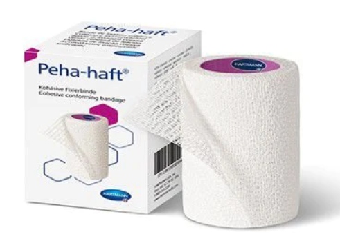 Atadura Elástica autoaderente e permeável - Hartmann - 4cm x 4m Peha-Haft