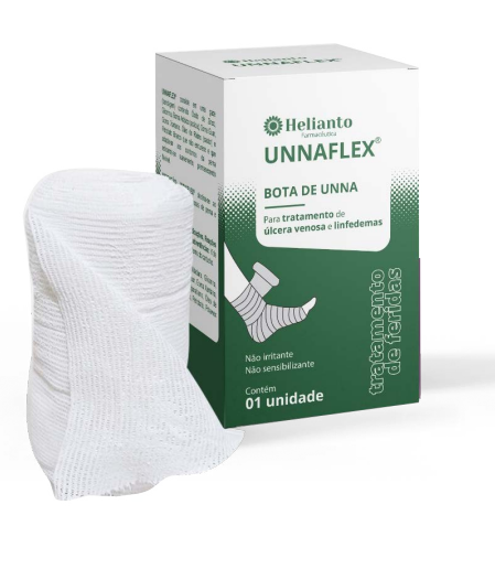 Bandagem Bota de Unna Unna Flex - Helianto - 10,2cm x 9,14m