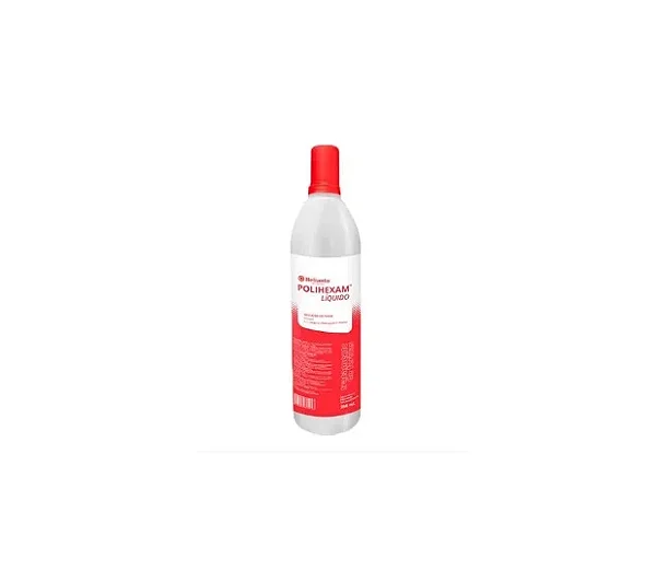 Solução Aquosa P/ Limpeza de Feridas com PHMB 0,1% Polihexam - Helianto - 350ml