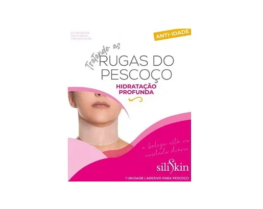 Adesivo Anti Rugas Hidratação Profunda Pescoço em Silicone (unid) - Siliskin