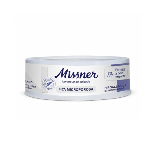 Fita Micropore Branca 1,2cm x 4,5m - Missner