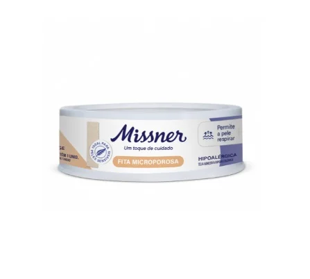 Fita Micropore Bege 1,2cm x 4,5m - Missner