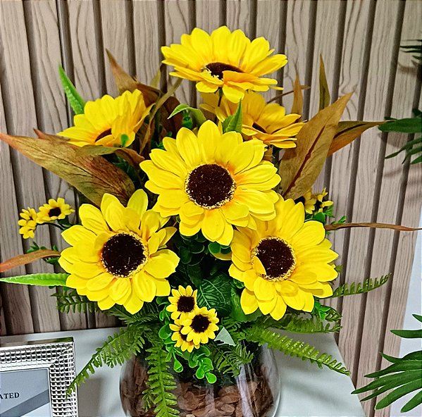 Arranjo de Girassol Encantado