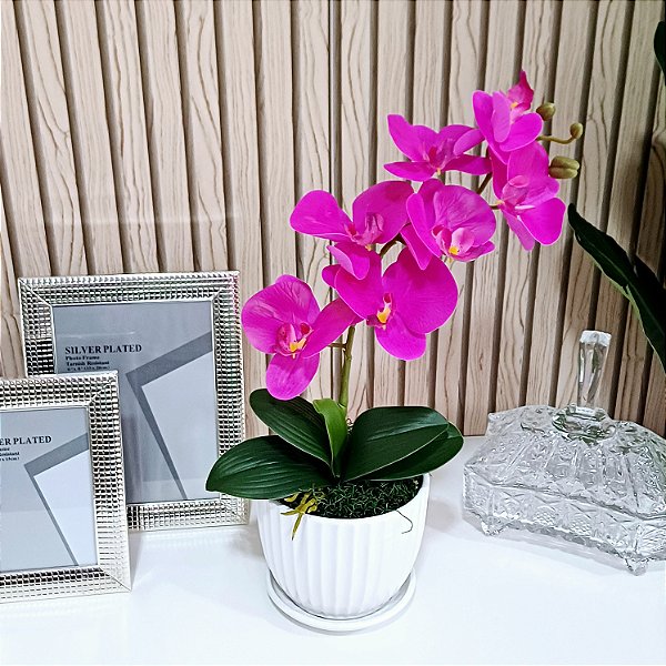 Arranjo de Orquidea Phalaenopsis Pink Alice