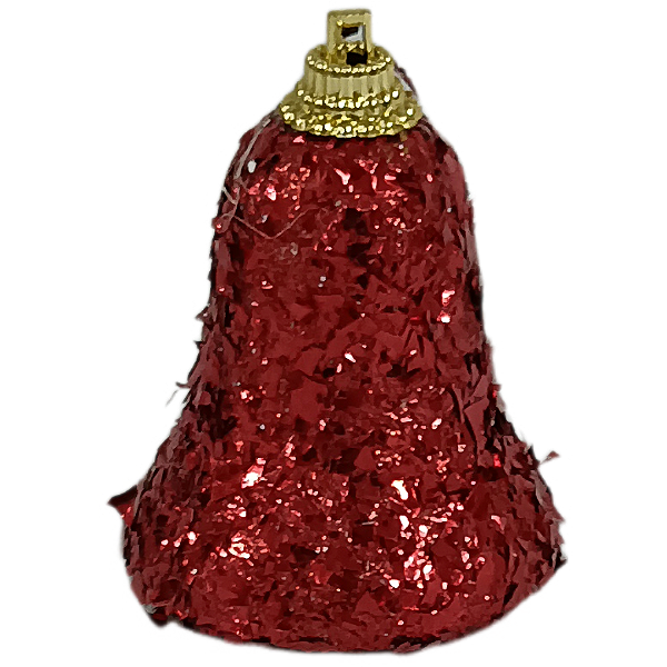 Sino de Natal 6cm vermelho - 6 und