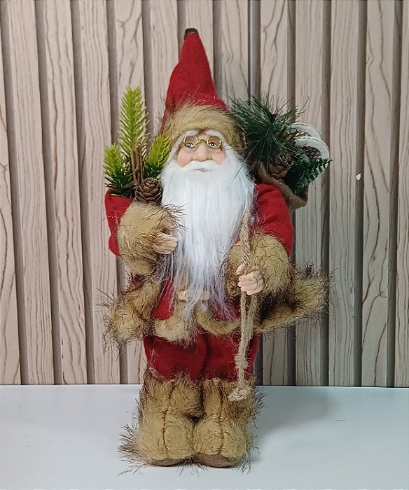Papai Noel 30cm Vermelho