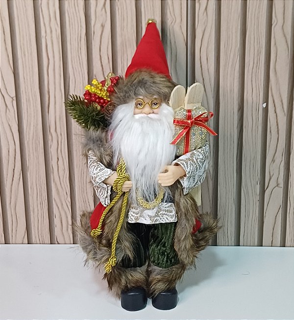 Papai Noel 30cm Vermelho