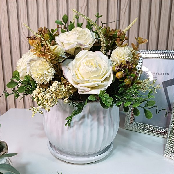 Arranjo Drika Rosa Branca