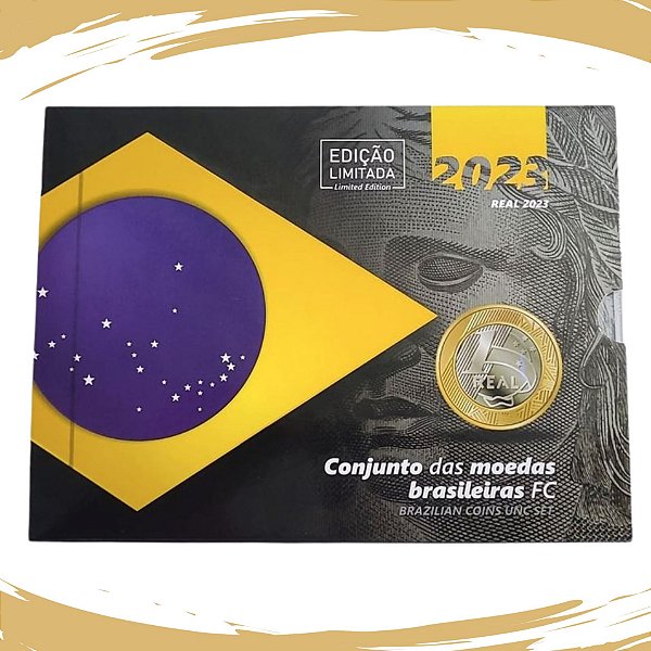 Blister com 5 Moedas Real 2023 FC - Edição Limitada