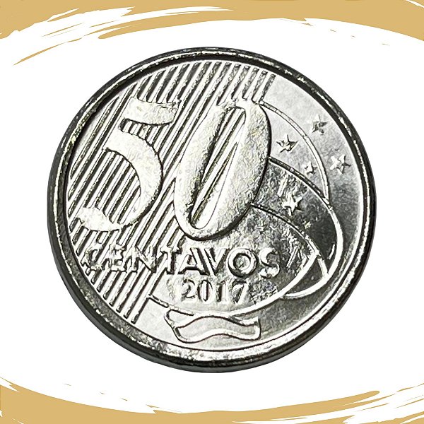 Moeda de 50 Centavos 2017 - V-562 - FC
