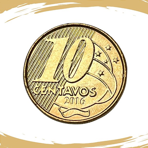 Moeda de 10 Centavos 2016 - V-509 - FC