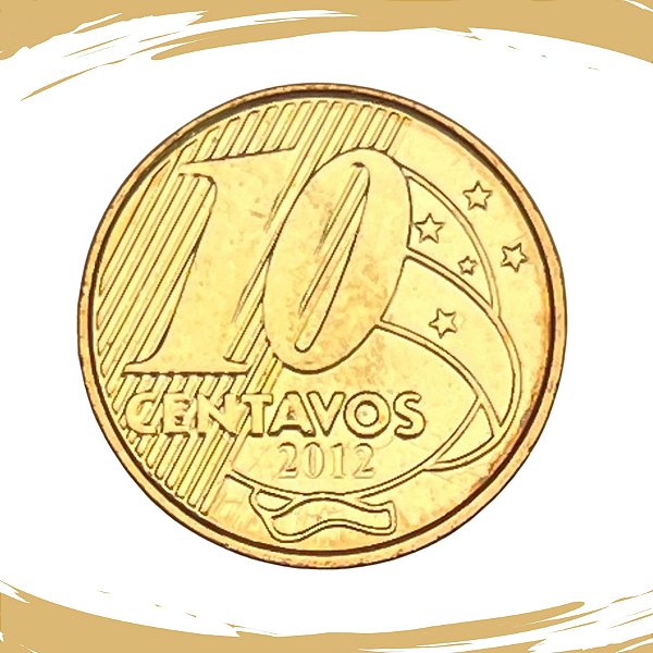 Moeda de 10 Centavos 2012 - V-505 - FC