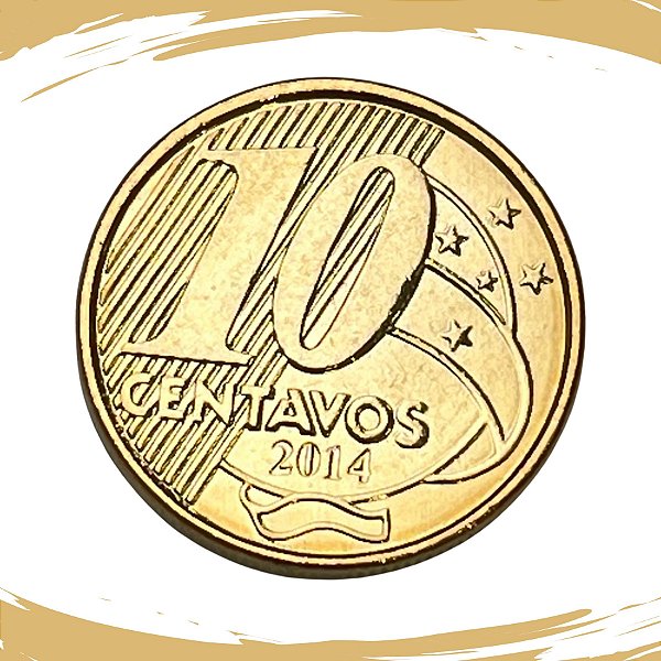 Moeda de 10 Centavos 2014 - V-507 - FC