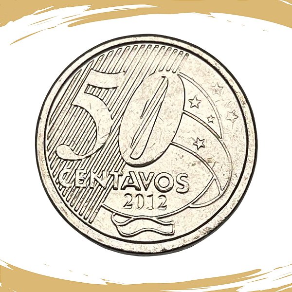 Moeda de 50 Centavos 2012- V-557 - FC