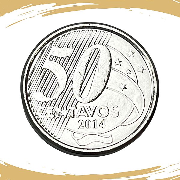 Moeda de 50 Centavos 2014- V-559 - FC
