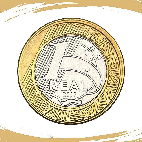 Moeda de 1 REAL 2012 - Efigie - V-584 - FC