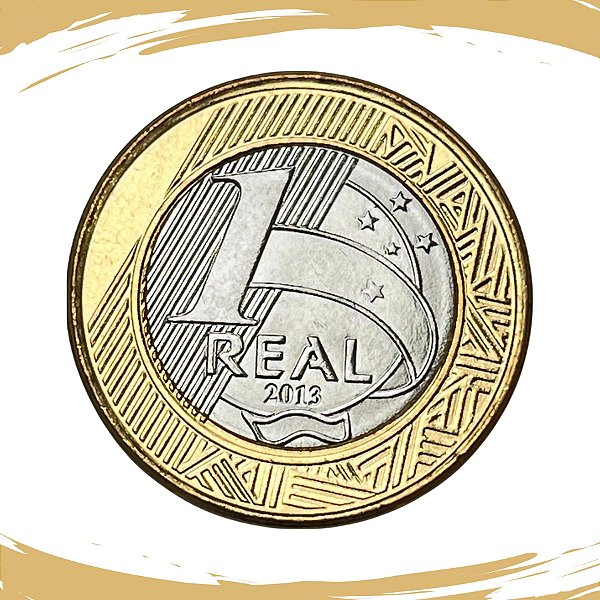Moeda de 1 REAL 2013 - V-585 - FC