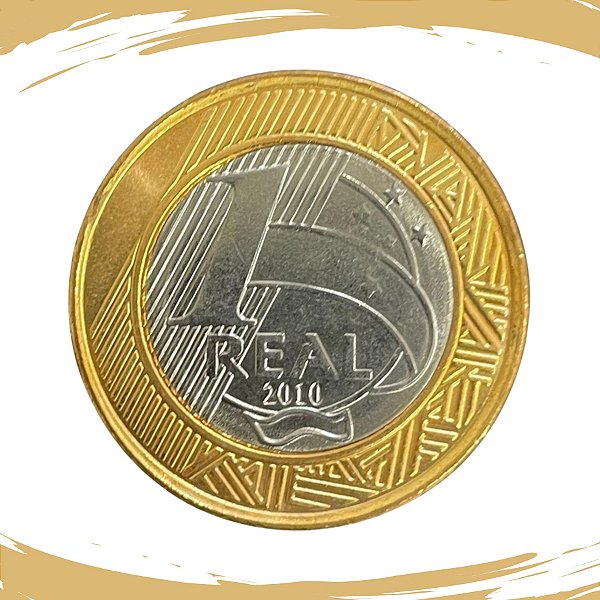 Moeda de 1 REAL 2010 - RARA - V-582 - FC