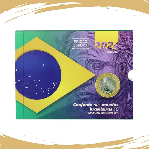 Blister com 5 Moedas Real 2024 FC - Edição Limitada