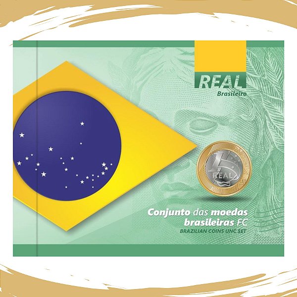Blister para 5 Moedas Real - Vazio - 2005 A 2024