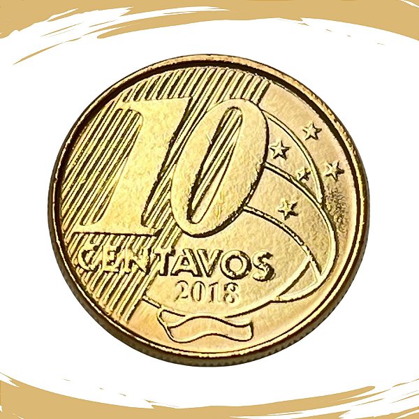 Moeda de 10 Centavos 2018 - V-511 - FC