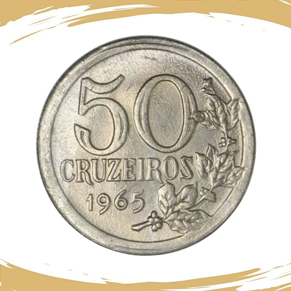 Moeda 50 Cruzeiros 1965 - V-286 - FC