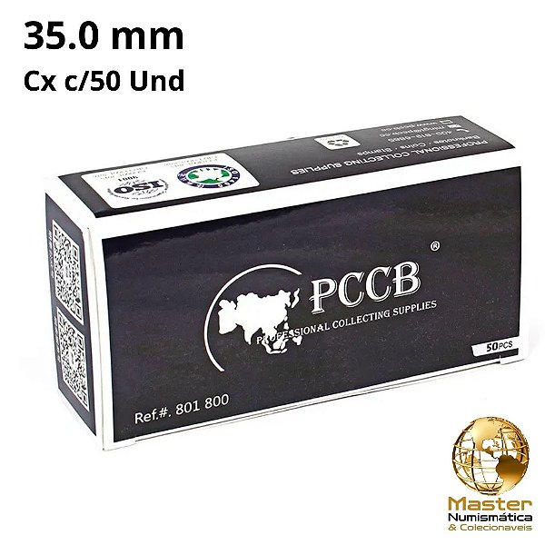 Promoção - Coin Holder para Moedas 35mm - PCCB - Caixa com 50 Unidades