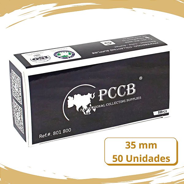 Coin Holders para Moedas 35mm - Cx 50 Und - PCCB