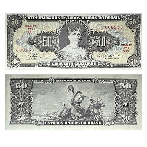 Brasil - Cédula de 5 Centavos 1966 C-115 - 2ª Estampa - Série 898 - FE
