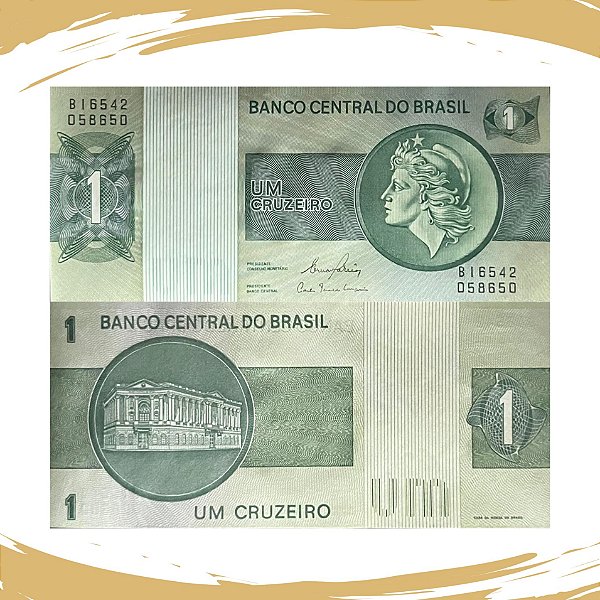 Cédula do Brasil - 1 Cruzeiro 1980 C-132 - B16542 - Efigie - FE
