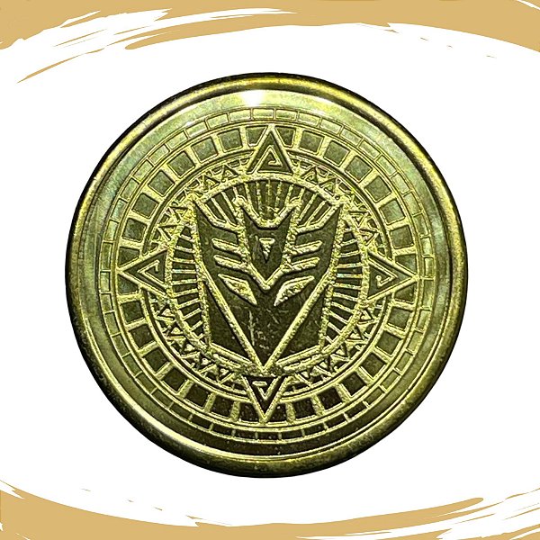 Transformers - Medalhão Original Universal Studios - Emblema Deceptcons - FC