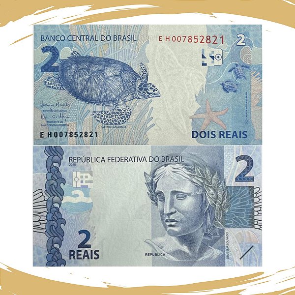 Cédula Do Brasil - 2 Reais 2017 C-336 - EH - Meirelles/Goldfajn - 2ª Familia - FE