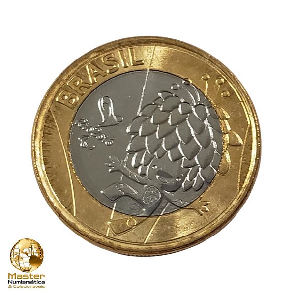 Moeda 1 Real 2016 Mascote Tom - V622 - Olimpiadas Rio 2016 - Flor de Cunho