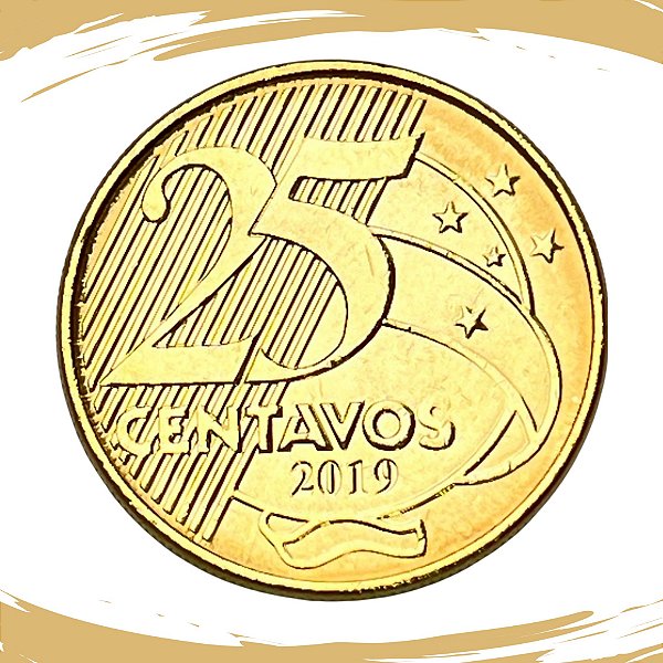 Moeda de 25 Centavos 2019 - V-539 - FC